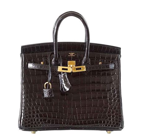 birkin 25 crocodile.